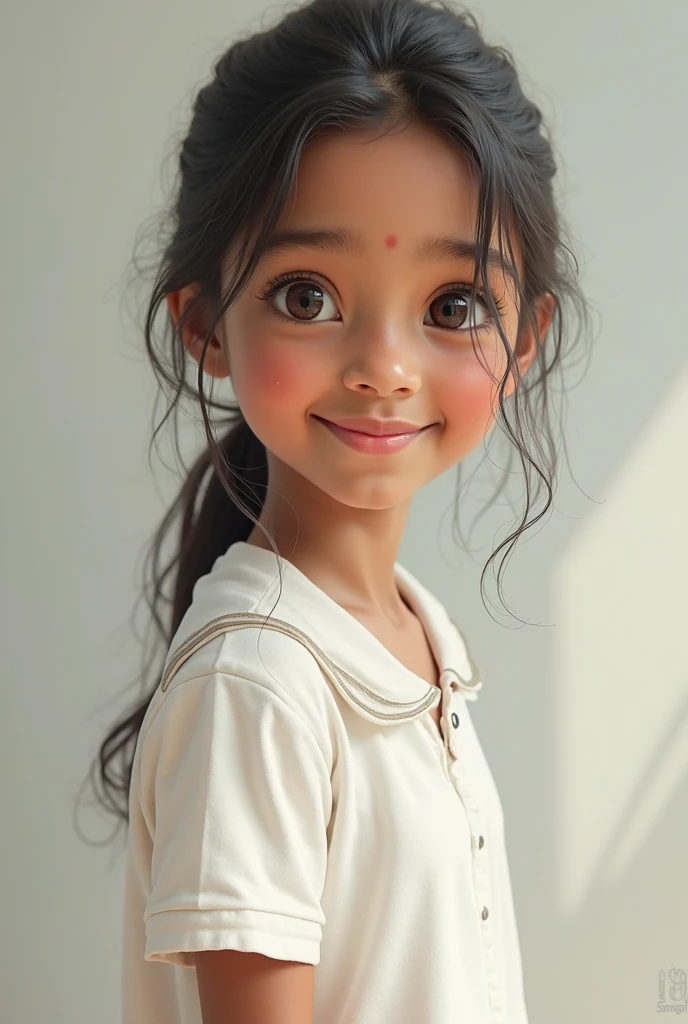 change the background.beutifull little gril. realistic face .,8k realistic photography
