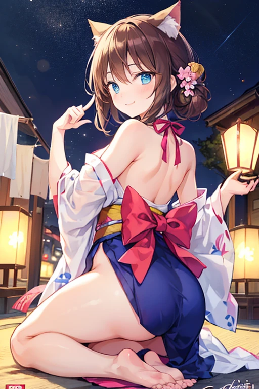 highest quality、High resolution、detailed background、beautiful and detailed face、beautiful and smooth skin、skin texture、Tokyo Bay、From the pleasure boat、night view、firework、
cute10代の美少女、(two beautiful girls:1.2)、(huge breasts:1.2)、perfect body line、emphasize cleavage、legs open、pink and black floral embroidery panties、No bra、(highly exposed)、((with a happy expression, She flips up her yukata to reveal her panties.:1.5))、
Yukata with bright colors and patterns bring out the cuteness、Pink or light blue cherry blossom patterns are recommended..、
Comfortable yukata made of light and cool material、Choose a yukata made of natural materials such as cotton or linen.、
Match the color and pattern of the yukata、Choose an obi that matches your yukata.、
Using contrasting colors、focuses on.、It is convenient to choose an obi knot that is easy to tie..、
If you tie it in the original way, Creates a unique accent.、
When you pair your yukata with traditional geta or clogs、Gives a more elegant look。.、
We also recommend adding a pop of color with colorful geta or clogs..、
By tying your hair up, The design of the neck and yukata will stand out even more..、
A simple updo or bun is recommended..、
Incorporating accessories to match your hair ornaments and flower kanzashi yukata will add to the glamor..、It is also fashionable to incorporate accessories such as fans and drawstring bags into your coordination..、
cute、blush、underboob、panty shot、camel toe