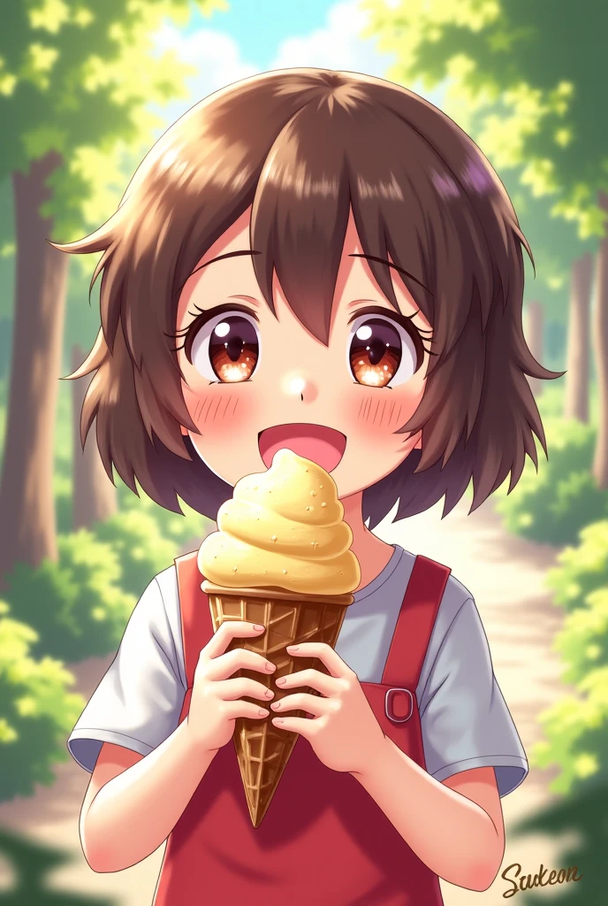 konosubaMegumin, Megumin, short hair, Black Hair, (Red eyes:1.3), short hair with long locks,happy smile, smile, Open your mouth,Tank top shirt with open mouth,Shorts,barefoot,barefoot,Holding and eating ice cream with right hand,Sitting on the sofa,whole bodyがイラストに入るように,morning,morning陽,The sun is rising,
break indoor, room,
break looking at viewer,whole body, (Cowboy Shot:1. 5)
break (masterpiece:1.2), Highest quality, High resolution, unity 8k wallpaper, (figure:0.8), (Beautiful attention to detail:1.6), Highly detailed face, Perfect lighting, Highly detailed CG, (Perfect hands, Perfect ),