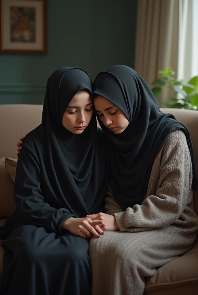 Two daughter somali they cleaning and washes ,very sad emotionaly