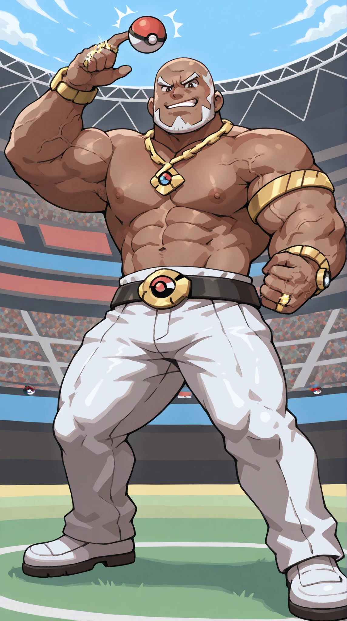 masterpiece, best quality, solo,outdoor,looking at viewer,cowboy shot,wrestling ring,no humans,
<lora:kamehameV1:0.8>kamehame