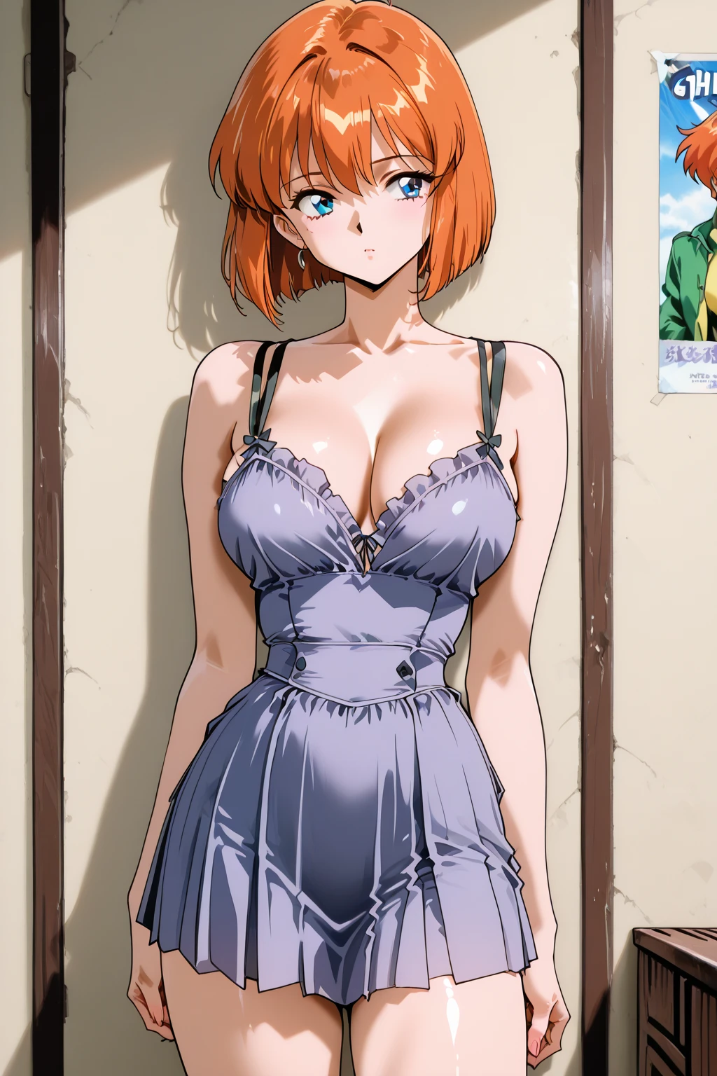 ((masterpiece)), (best quality),, official art, extremely detailed CG unity 8k wallpaper, highly detailed, shiny skin, Depth of field, vivid color,, 1girl, (curvy:1.0), (full body:0.8), girl wearing skirt or dress, sexy , portrait sophie mudd, casual pose, gorgeous young model, cute young woman, a beautiful -aged girl, very pretty model, young , cute young girl, beautiful young girl, beautiful model, long orange hair, light hair, shiny hair, young and cute girl, girl, Mimosa, Black Clover, Mimosa anime, anime, looking at me, wild pose, natural pose, 18+, high shadow texturing, shadows included, looking epic, epic background, epic place, single person, nobody else,wearing somethink sexy, wearing swimsuit or very thin transparent shiny dress, shiny dress, very thin
