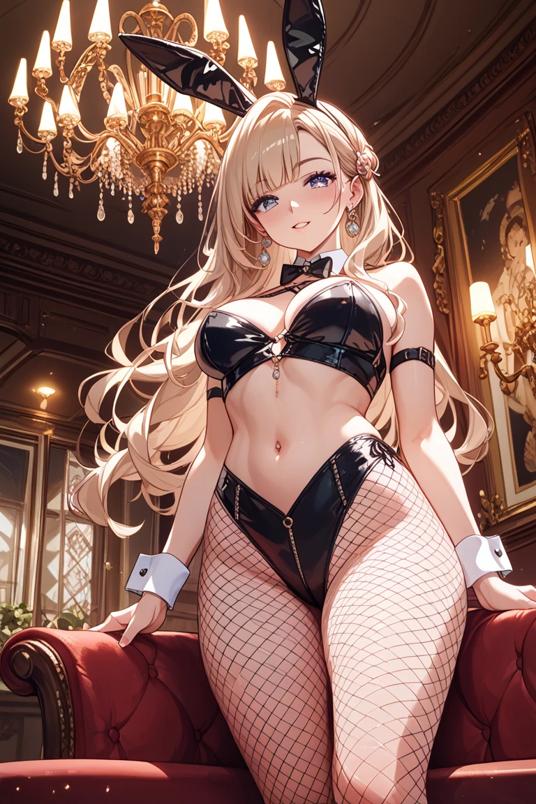 (Super detailed、Ultra-high resolution、Detailed Background)、((Flat Color))、((colorful))、Multicolored lighting、((浮かぶcolorfulな水))、Blue background、
Bound Queen、Random Pause、Squat with your legs apart、(Golden chains on body、Golden chain collar、handcuffs)、Random Sexy Poses
(Tanned brown skin、Long Hair、Silver Hair、hair ornaments、Big Breasts)、(Bunny Suit、choker、Knee-high stockings、garter belt、White biting panties）、cameltoe、TWICE&#39;s Tzuyu&#39; on pause、Beautiful blue eyes、Beautiful lips、(A rich expression、fun）