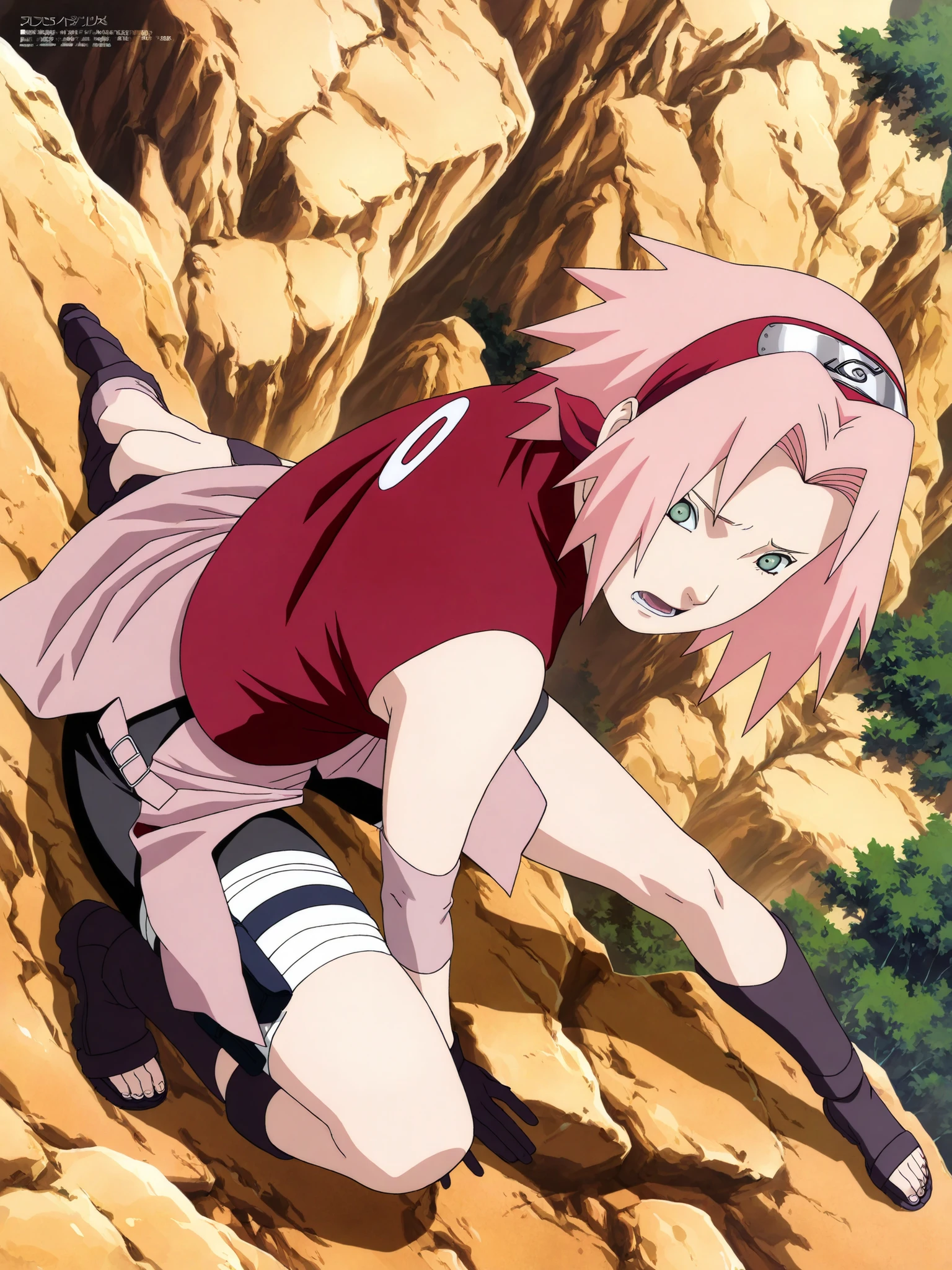 1girl,haruno sakura Kneel down with Spread your legs 180 degrees,Open your mouth and drool, Seductive pose, , BREAK pink hair, short hair, red hairband, green eyes, parted bangs, BREAK red sleeveless minidress, zipper, pink miniskirt, bandaged thigh, BREAK medium breasts, beautiful body, beautiful legs , masterpiece,best quality,amazing quality,professional quality ,very aesthetic ,newest,scenery, ultra detailed ,highly detailed ,intricate , absurdres , high resolution , 4K , 8K , unity 8k wallpaper , crisp quality , sharp focus , rich contrast , rating_explicit , official art, official style,source_anime,anime screencap,anime coloring,megami magazine,anime,animated ,1girl, standing at konoha village, straight angle, full body,1girl,((haruno sakura , black tight shorts, Spread your legs ,)), BREAK pink hair, short hair, red hairband, green eyes, parted bangs, BREAK red sleeveless minidress, zipper, pink miniskirt, bandaged thigh, BREAK medium breasts, beautiful body, beautiful legs ,lift legs, masterpiece,best quality,amazing quality,professional quality ,very aesthetic ,newest,scenery, ultra detailed ,highly detailed ,intricate , absurdres , high resolution , 4K , 8K , unity 8k wallpaper , crisp quality , sharp focus , rich contrast , rating_explicit , official art, official style,source_anime,anime screencap,anime coloring,megami magazine,anime,animated ,1girl,(((full body,Beautiful legs)))