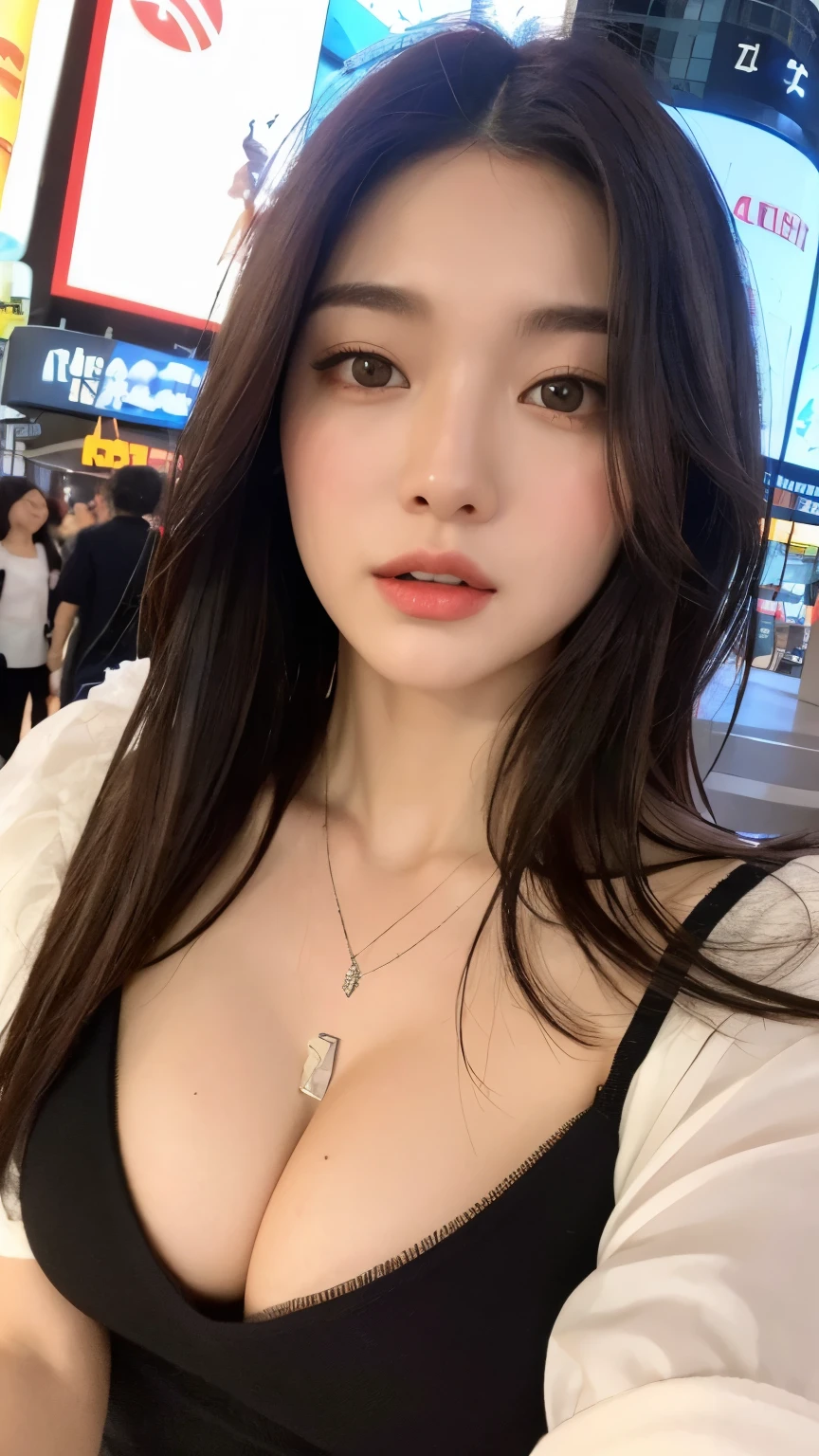 ((nsfw))、((topless:1,2))、masterpiece, 最high quality, high quality, be familiar with, ultra be familiar with, hyper be familiar with, insanely be familiar with, exquisite, beautiful, 4K, 8K, disorganized, High resolution, girl, shy, embarrassing, put your hand on your head, looking at the viewer, long hair, straight hair, shiny hair, brown hair, we say, droopy eyes, shiny skin, be familiar with skin, be familiar with face, glamorous, beautiful breasts, beautiful ass, (Idol, school uniform), cute face, delicate features, Japanese Idol, 20-year-old, Japanese, in the subway, realistic, super realistic photos, realistic portrait, RAW photo, real person, NSFW, cowboy shot, dynamic angle, sharpen, best light, Depth of bounds written