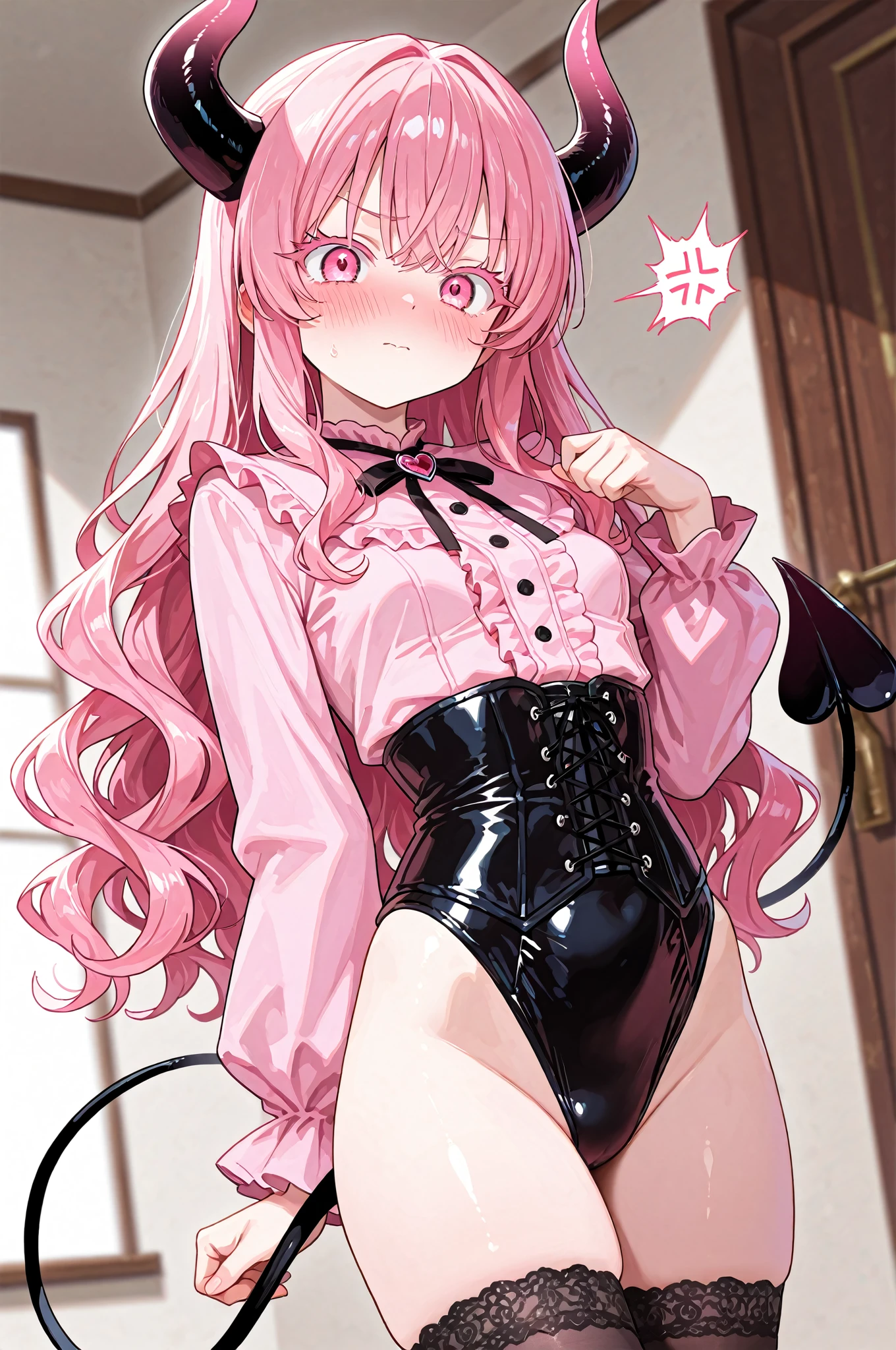 masterpiece, best quality,anime style, 1 girl,(((slender body))), (((small eyes,small breast,breast milk splashing from nipples,breastfeeding a baby))),(((school uniform,white shirt,pleated skirt,open your clothes))),(((((brown tentacles bound a girl)))),((((cum)))), (beautiful face), (((single braid))), (((straight hair))), ((((pink hair)))),detailed beautiful skin, (perfect hands, perfect anatomy),scream