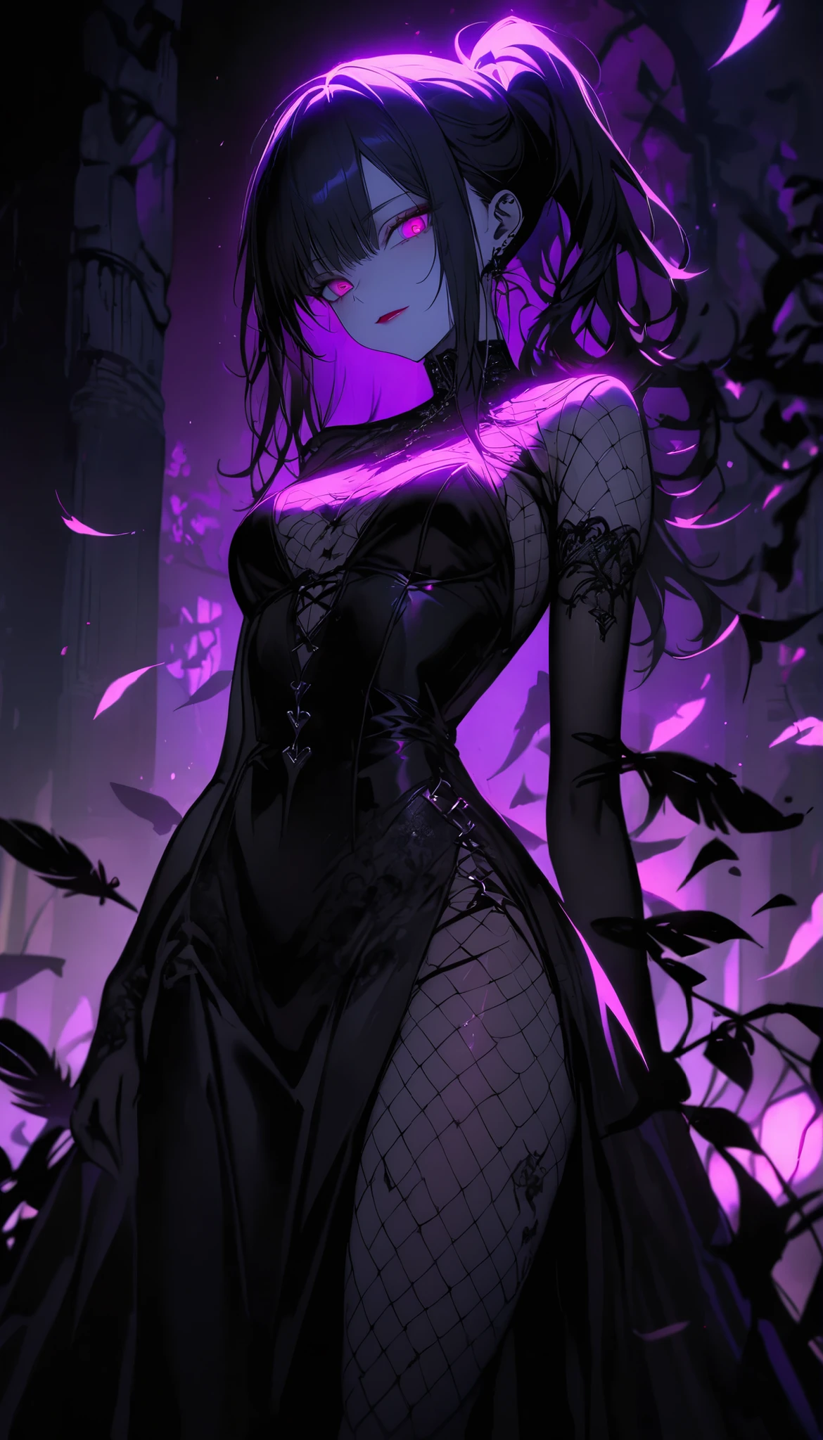 a woman in a witch costume posing for a picture, a beautiful sorceress, beautiful sorceress, portrait of a sorceress, black - haired mage, pretty sorceress, beautiful witch female, portrait of a young witch, fantasy art style, beautiful character painting, beautiful female witch, portrait of a witch, dark fantasy style art, sorceress woman