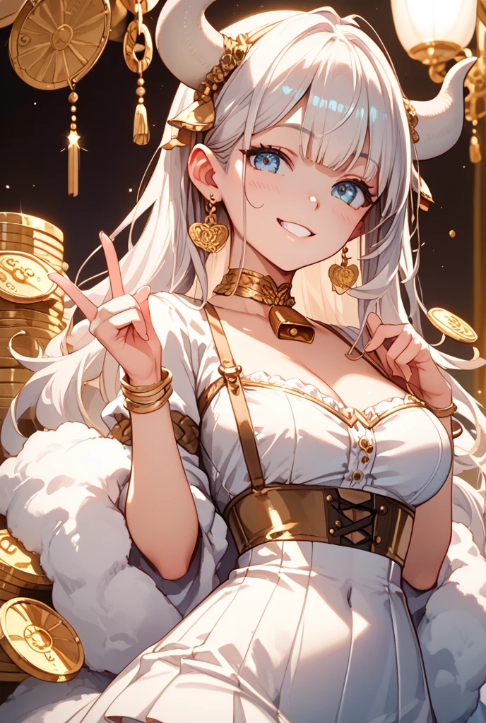 Highest Quality, ​masterpiece, unbelievably beautiful, very delicate 8k wallpaper, Transcendently Beautiful Girl, (beautifully detailed eyes:1.1), BREAK, (black gal), (Dark skin:1.5), (long Blonde Hair Pink Gradient Hair), BREAK, Flat_Chest, Huge_breasts, wide_lower back, Open your mouth and laugh smile, long eyelashes, makeup, BREAK, Rabbit ear headband, Rabbit tail, (kimono Bunny Girl:1.2), wrist_Cuffs, bowtie, Black_pantyhose, high_heels, BREAK, (Five Fingers, 4fingers and 1thumb), (Bare arms, Bare shoulders), Casino, Roulette table, Lots of coins,
