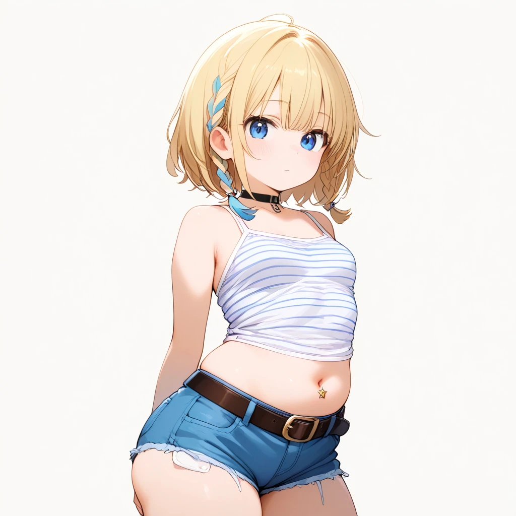 1girl, ponytail, shocked,
loose crop top, covered (nipples:0.3), midriff,
lowleg micro shorts, open fly, groin, cleft of venus, female pubic hair, excessive pubic hair, (uncensored:0.9) pussy,
thighhighs, zettai ryouiki,
(nsfw:0.8), multiple views, dutch angle, from below, from behind, dimples of venus, whale tail,
<lora:ExtremeMicroShorts:1.2>,
<lora:whale_tail:0.7>