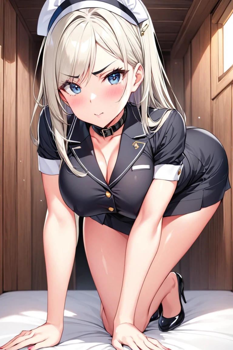 NSFW,masterpiece,Highest quality,High resolution,Very detailed,Baby-faced girl,Young face,Round face,mole,long hair,Twin tails,Short height,Police Officer,hat,Pencil Skirt,pantyhose,Heel,Nightlife,In town,(Molester),Embarrassed,(Lustful face),I feel,(Love juice drips),Trembling,(Middle-aged men),(Have sex),Insert from behind,Creampie,orgasm,Squirting,Spread your legs,From the side