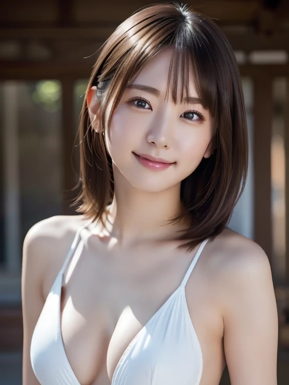 don't wear anything、naked、beautiful nipples、beautiful breasts、D cup、Fair skin