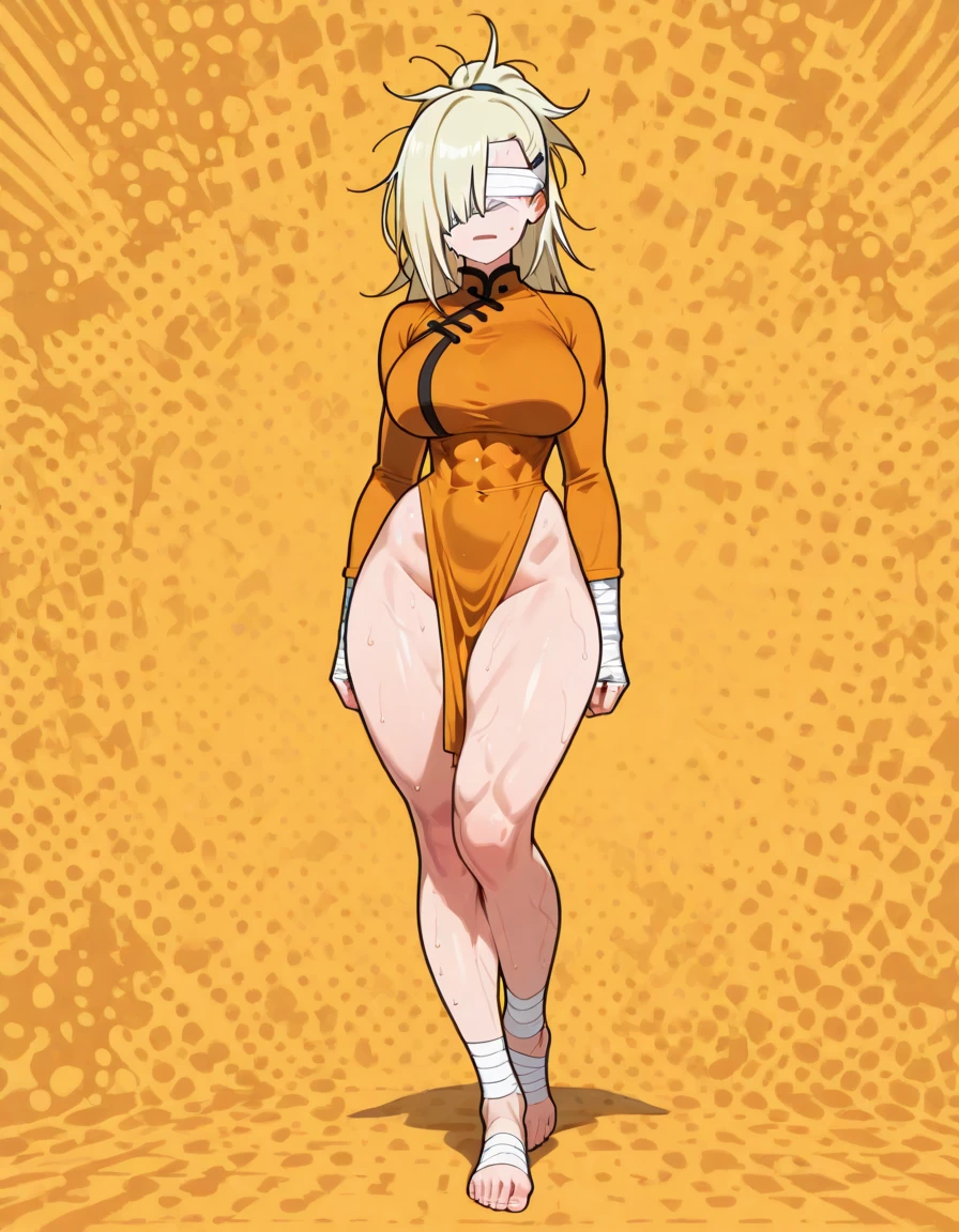 full body in image, full  woman, , (feet on image), simple hair, female , curvy body, large , beautiful woman, thicc body, big thighs, voluptuous body, full thick body, dinamic pose, curve body. detalied pose, body, simple background, expressive face, focus on face, line art, sketch, Full body image of Jasper from Steven Universe, full body in image, wearing her original outfit (red and orange  with yellow boots), long white hair with orange stripes, female body, tall and muscular body, dynamic pose, detailed pose, simple background, expressive face showing aggression, focus on face, line art, sketch
