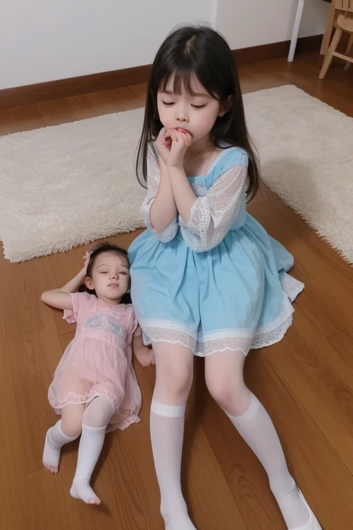 Imagine an avatar of two sisters, 7 and 4 years old, together in 3D