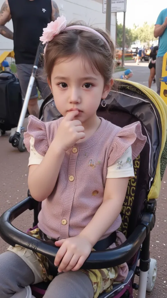 (best quality, ultra-realistic), a cute kid's playground, vibrant colors, sunny day, joyous and playful atmosphere, (swings, slides, seesaws), kids having fun, laughing and giggling, happy parents, relaxing benches, green grass, blue skies.