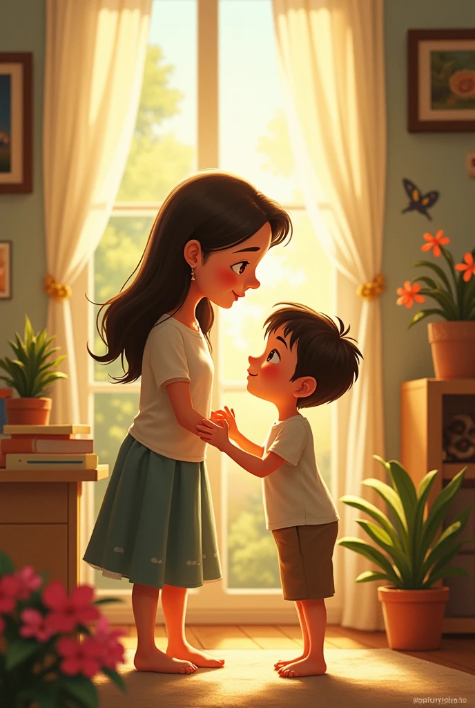 Random Son Random story off mother and his son - SeaArt AI