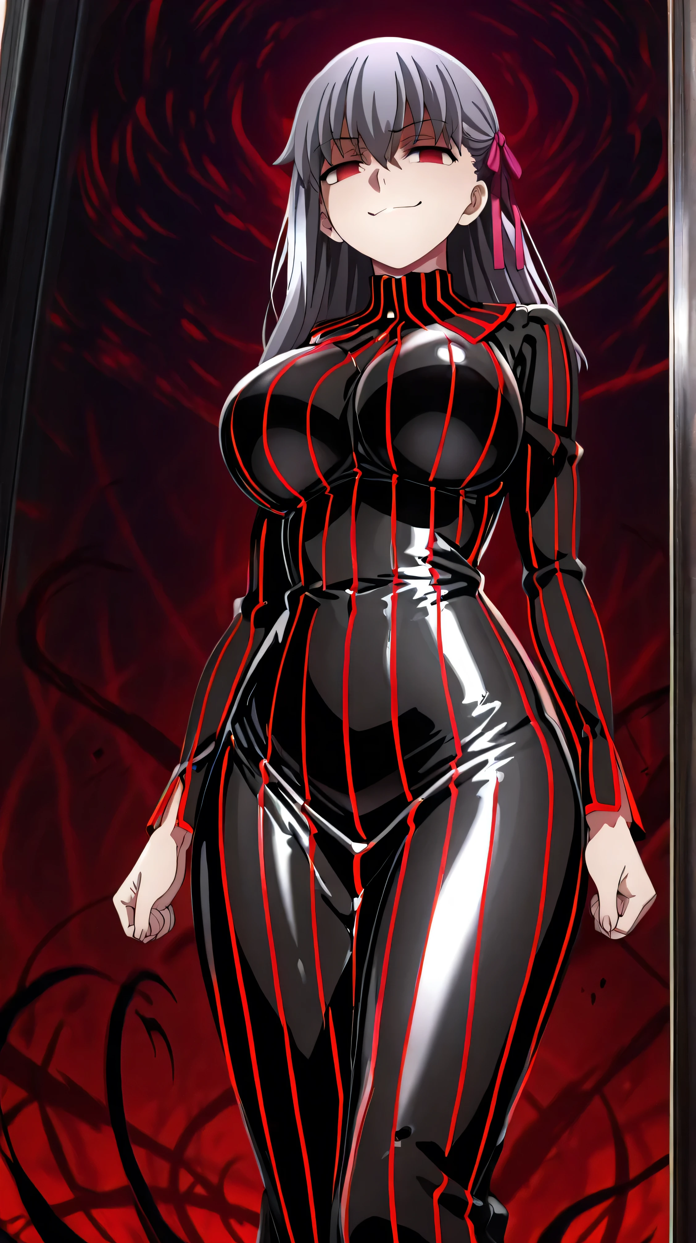 1 onigirl, big breast, big ass, ((tight dress)), black dress,succubus, ((horny expression: 1.2)), mature female, black hair, red eyes, oni horns, short hair, short bangs, ((short tight dress)), 8k, very detailed art, ecchi anime, lewd eyes, lewd expression, cute demon, pro illustrator, ((ero)), sexy, (8k), long stockings, Heart-shaped neckline, heart-shaped stockings, ((white background)), (((full body))), standing, model, vtuber full model, 2.5D