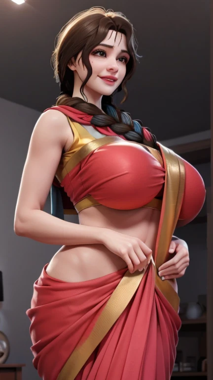 Naotora Li ( dead or alive 5 character) as a gorgeous South Indian Empress wearing ((White Kasavu Saree)); ((ultra glossy lips)); ((Bright red lipstick)); ultrarealistic skin, ultrarealistic face; ultrarealistic body; ((ultrarealistic gold ornaments)); ((gigantic breasts)); ((overflowing huge breasts)); fully nude; coin slot pussy; detailed pussy; high resolution; detailed skin; ultra detailed eyes; ultra detailed face; ultra detailed lips; 4k resolution; both eyes are similar, heavily oiled shiny skin, sexy seductive pose, standing; looking at viewer, facing camera; full body photograph, DSLR photo; HDR, super-resolution, maximum clarity and sharpness, rule of thirds, 8k raw, reflections, sharp focus