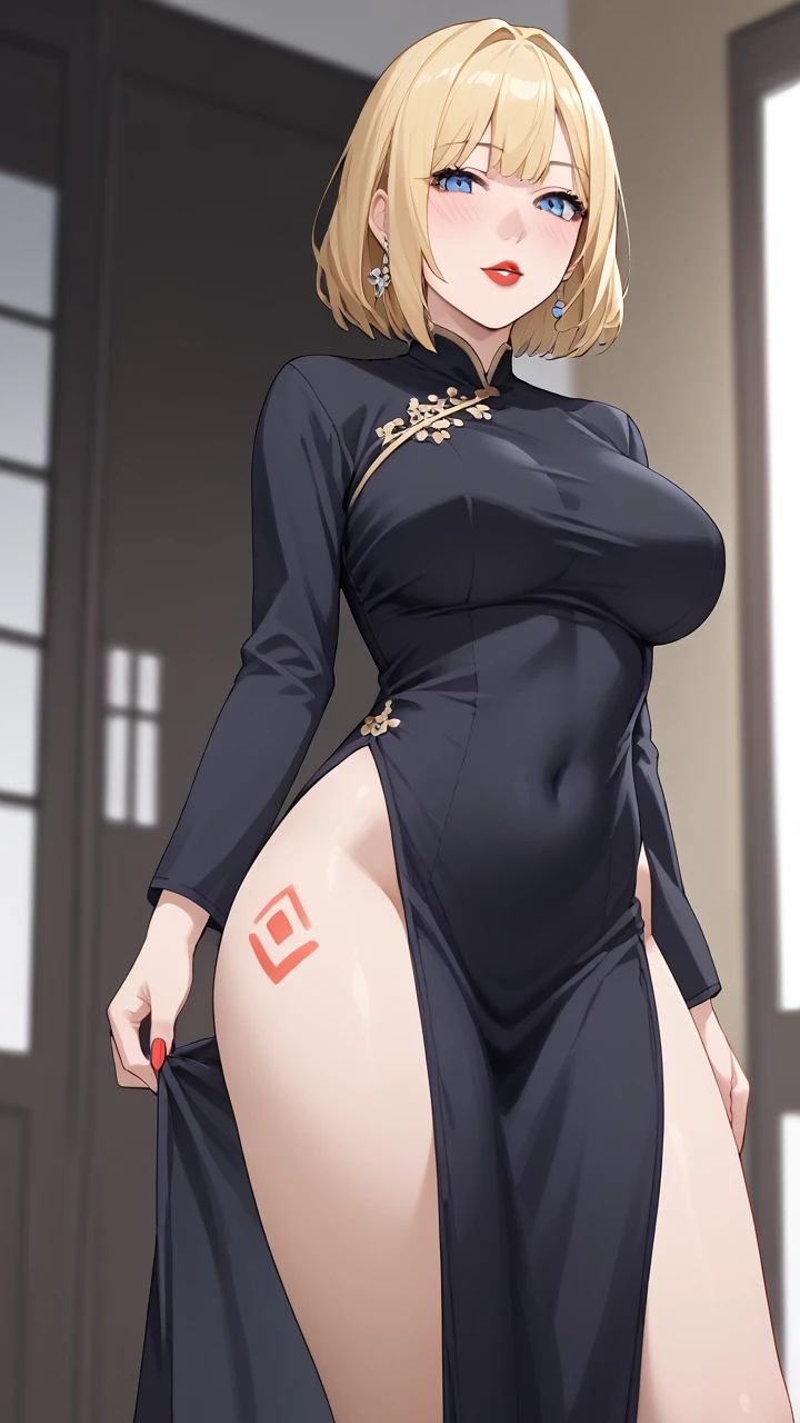 masterpiece, highest quality, High resolution, 1 Girl, Sayla Mass, Peach-colored uniform, blonde bob cut, (Lower body exposed:1.3), blue eyes, NSFW, (1 40-year-old mafia man, penis:1.4), Perfect Anatomy, (mating press:1.2), sexual intercourse, ((((Penis enters the vagina)))), behind, Spread your legs, Beautiful vagina depiction, (blush), ((Binding, Rotate your arms behind your back:1.2)), ((Restrained by rope)), Bondage sexual intercourse