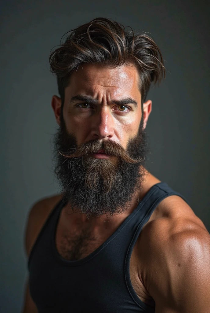 A Brazilian architect, man with beard, approximately 38 years of age, normal physique, Caucasian skin, brown eyes and hair