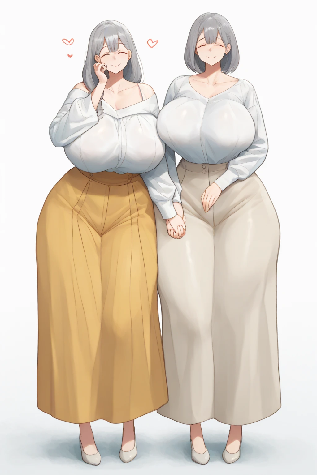 masterpiece, highest quality, High resolution, One girl, alone, sexual intercourse, Pornographic images, short hair, etsukoto, Brown eyes, fine grain, fine grain, (((Thick thighs, Plump thighs, Voluptuous thighs, Thighs alone are enough))), Huge and ample breasts, Cleavage, Huge long breasts, Naughty big,((Big breasts are important))、((Naughty thighs)), L Cup, (thin:1.4),(Tight waist:1.4),  (yellow dress:1.4), ((white waist apron, white panty), Embarrassed look, blush, (((Simple Background))), ((Wide Hips)), Shiny, Oily skin, Mature mother, Calf, Seductive mature woman, Perfect body, Plus Size Model, curvy, ample, etsukoto, blush, clavicle, retro artstyle, 1990s (style), (thick thighs:1.4), (((bursting breast))), ((panty pull, panty drop)), from behind, back view, (from side:0.8), nsfw,