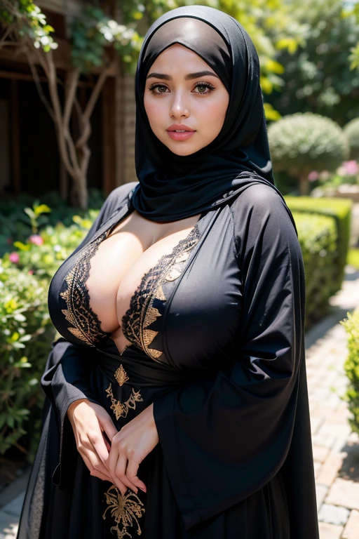 1 chinese-Indonesian girl, modern plain hijab, shy, medium portrait, watery eyes, wearing dark green indonesian Clothes, ((big breasts)), black bokeh background, well-proportioned body,, chubby massive thighs, full body pose, Hena art on the body, hena art the body, full body view,  Hena art on the body, hena art the body , Hena art on the body, hena art the body, Hena art on the body, hena art the body, Hena art on the body, hena art the body, glasses 