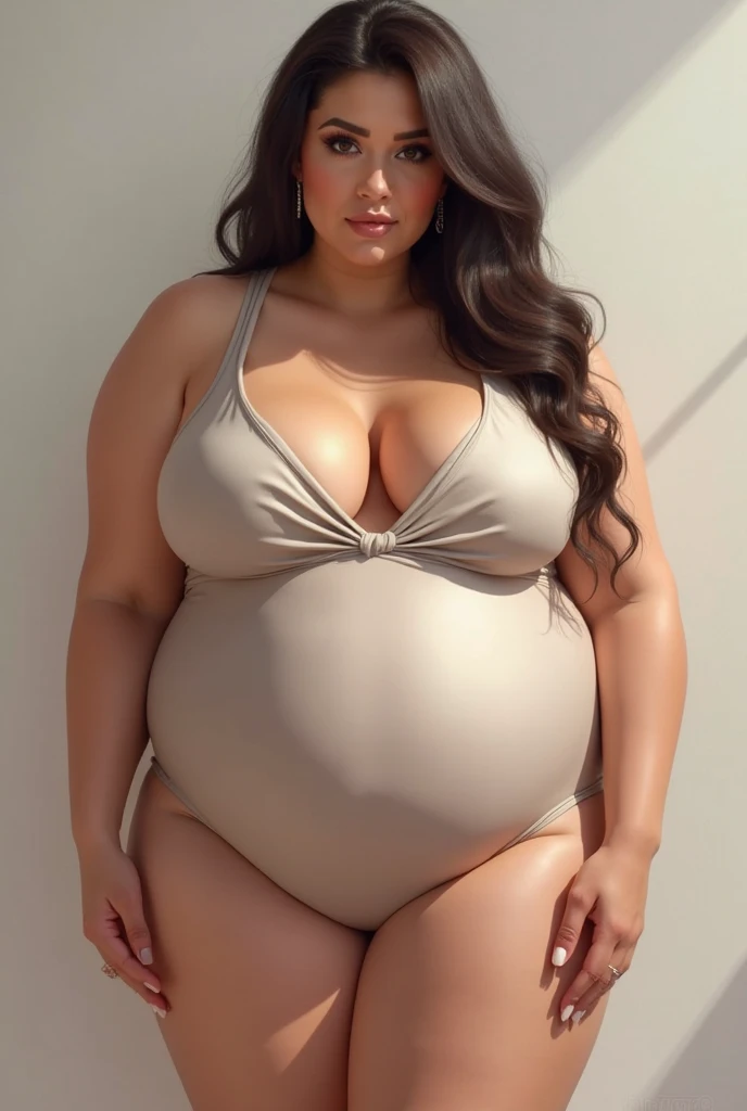 Huge breasts,young,The expression is painful,pregnant women with