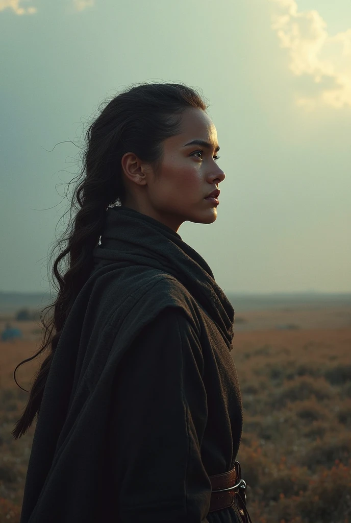 photo of ( Pooja Hegde ) (( sexualized woman ))in Hellblade: Senua's Sacrifice, emerging from black mud, long hair, war blue paint, paint fading, angry expression, dirty face, finely detailed eyes, moody, viking clothes, epic scene, epic composition, Photography, Cinematic Lighting, Volumetric Lighting, ethereal light, extremely detailed volumetric rays . 35mm photograph, film, bokeh, professional, highly detailed