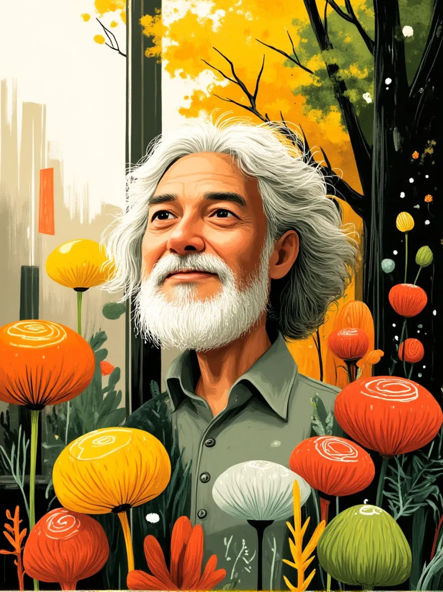 Illustration de conte de fées chaleureux