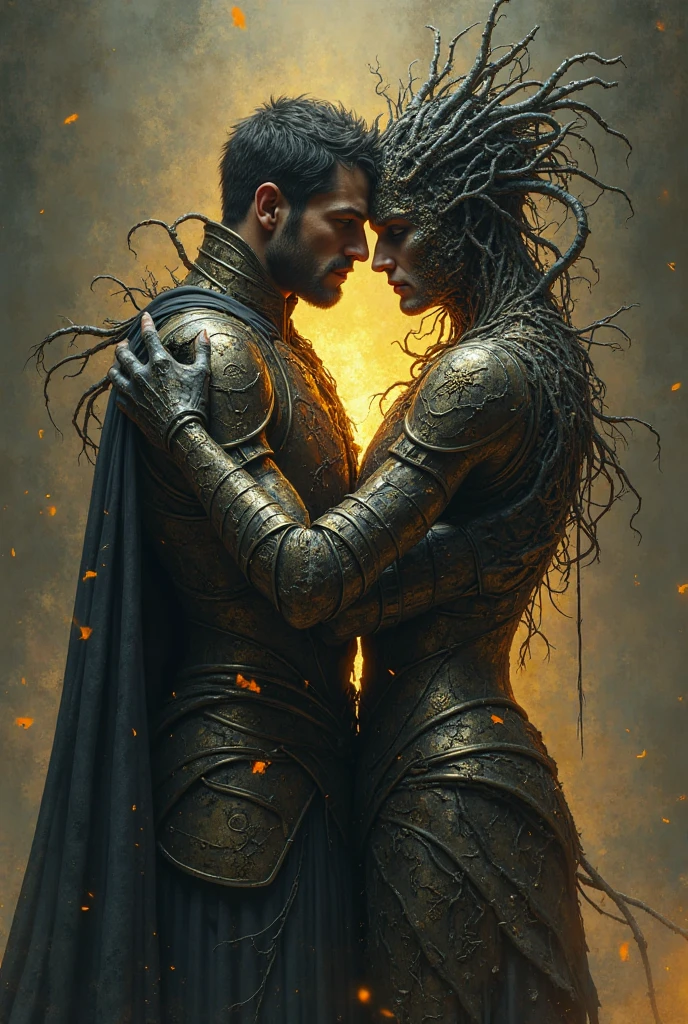 2boys kissing and embracing, masterpiece, best quality, slim lean boys young adults standing  in a tranquil pool surrounded with water lilies and reeds. The men are muscular lean slim and well built, with defined muscles. The men are wearing white linen loincloth which have intricate gold embroidery. (narrow loincloth:1.0).  thighs and legs. They are wearing gold armbands on their arms, gold leg bands on their thighs, gold anklets on their ankles, gold bracelets, and gold necklaces. The men are wearing a single ear cuff.