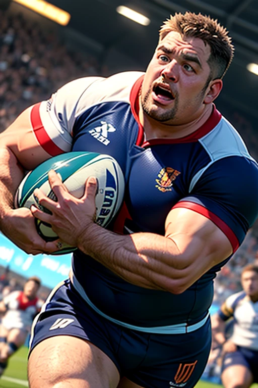 masterpiece,best quality,highres,absurdres,ray tracing,
1man,big muscle, thick arms, thick thighs,big bulge,rugby jerseys,rugby players,rugby field,ultra-fine painting,sharp focus,extreme detail description,Professional,Highly detailed,