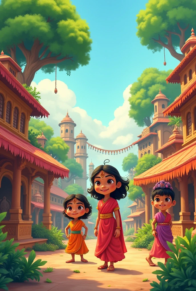 I need video cartooon hindi story - SeaArt AI