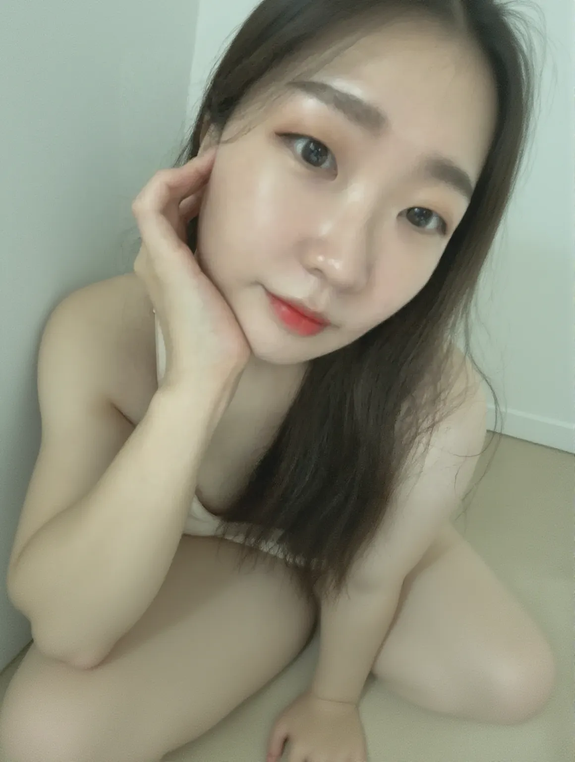 arafed woman sitting on a toilet in a bathroom with a lot of toilet paper, beautiful asian girl, japanese goddess, japanese model, young and cute girl, good young girl, asian girl, pale milky white porcelain skin, korean girl, nubile body, sexy look at the camera, beautiful detailed body and face, young asian girl, beautiful girlfriend