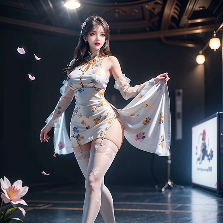 Surrealist women by David Hockney and Alphonse Mucha,Fantasyart,photographrealistic,动态照明,art stations,poster for,huge tit!lamplight,Stage,show stage,theater,Volumetriclighting,Tall beauty,body high,Very detailed faces,4 k'',1girll,Stage,low tune,facial closeups,(transparent gymnastic suit,gymnastic suit,Superskirt,White sneakers,Bunny Girl tiara,cleavage:1.4), Wavy hair,lots of people,Redlip,GYMTASTIC,Gymnastics competitions,ssmile,low chest,deep v big breasts,huge tit,Raised sexy,Bigchest,Large breasts,Breast swelling,Raised chest,blackstockings,Breasts are plump,crisp breasts,A plump chest,the breasts are large,Seductive expressions,Wear earrings provocatively,The skirt floated,Hair flowing up,Fairy under fan,wearing a choker,Wear a bracelet,The stands up,standing on your feet,long leges,blackstockings,Wet all over,Moisturizes the whole body,huge tit,Red lips,stocklings,gigantic cleavage breasts,black lence stockings,slenderlegs,Hot dance,ballet dance,Ballerina,full bodyesbian,Dance,gracefulness,soft,softness,Noble,Rich,largeeyes,eye shadows,Long legs,beautifullegs,Thin leg,split,splitting legs,Dance,Dancer,split,Aerial capture,Jump up,Suspended in the air,Dancing in the air,legs long,huge tit,mitts