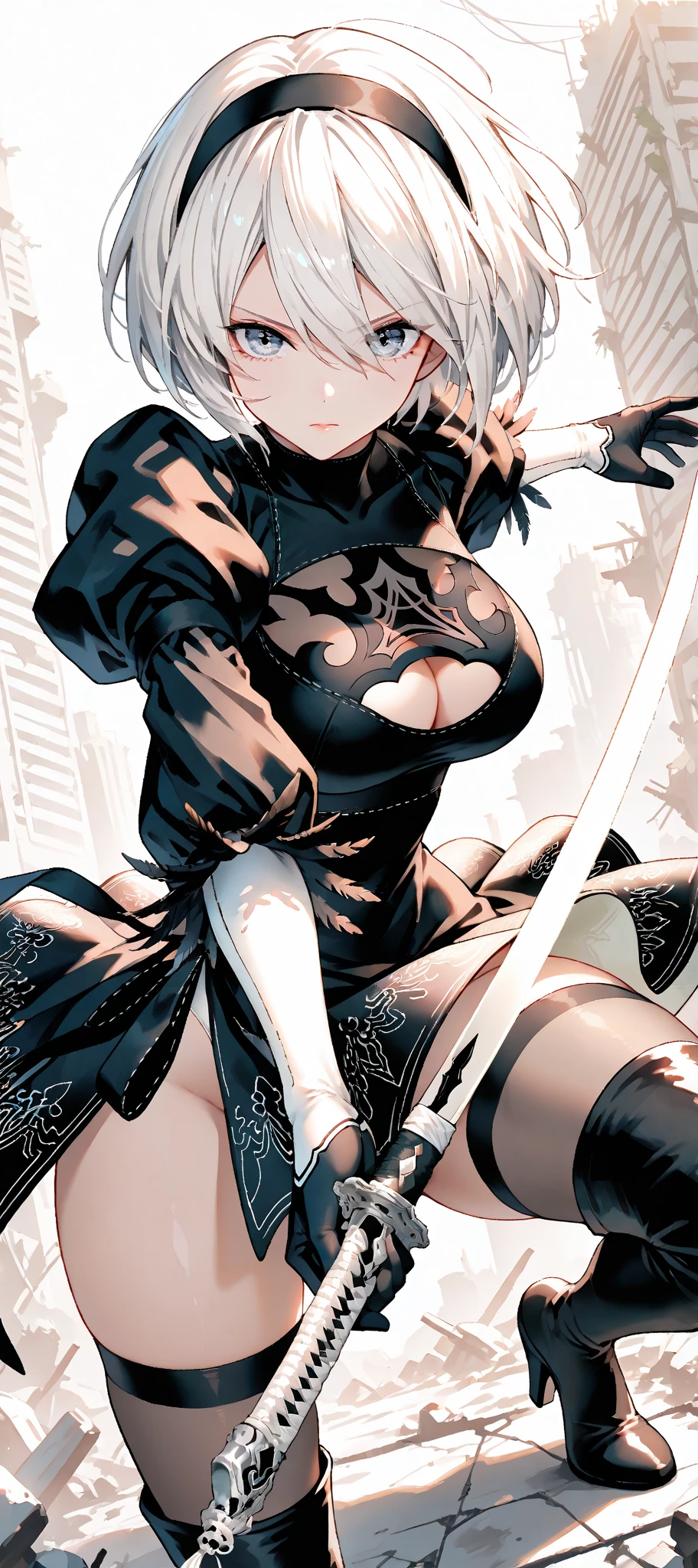 very detailed、4K、black long curly hair、(SFW huge body)、(((rear view)))、cowboy shot,stockings,black rabbit ears,fart,anime eyes,shining pink eyes,short black swimsuit,buttocks emphasis,(((mouth,black mask covering the nose))),(((thick black shawl))),(((골반까지 오는 stockings))),(((배꼽까지 오는 short black swimsuit)))