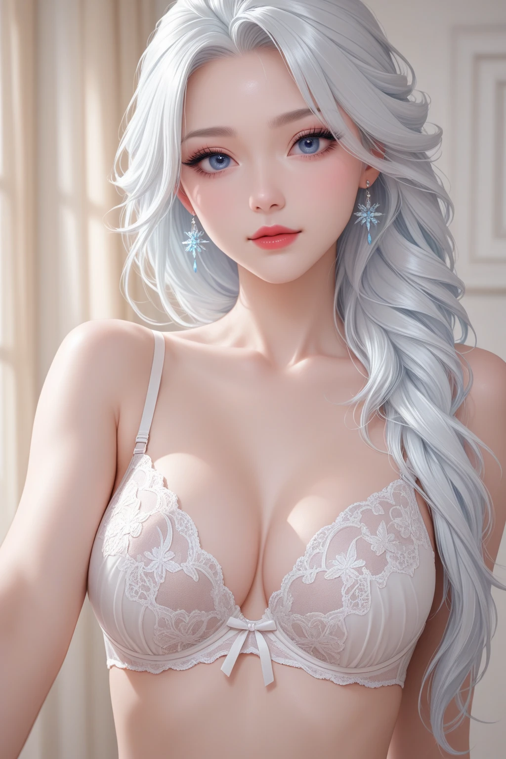 Beautiful breasts,white Tone,white,Sexy Girls ,,,white Hair,white髪、your、
