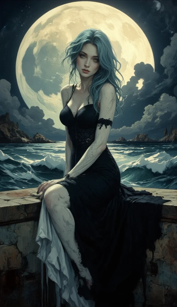 Smooth out her eye structure to make her look prettier and enlarge her breasts