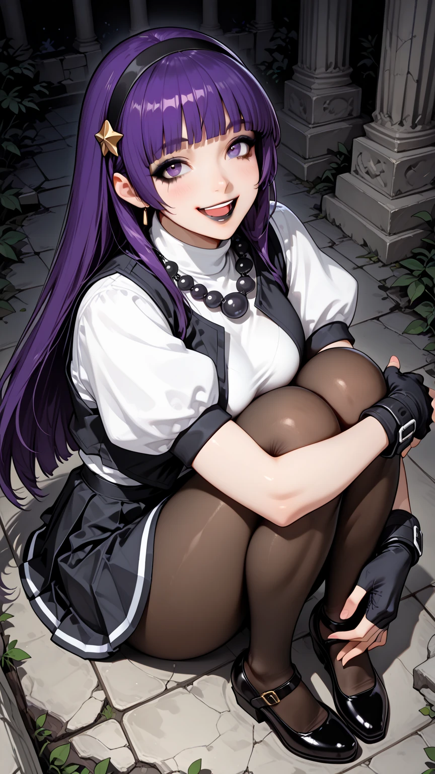 <lora:NachiKancolleV2:1>, 1girl, solo,
nachi \(kancolle\),
military uniform, purple jacket, collared shirt, white shirt, black necktie, white gloves, black belt, black skirt, miniskirt, pencil skirt, white pantyhose, knee boots, grey footwear,
outdoors, sitting, on grass,