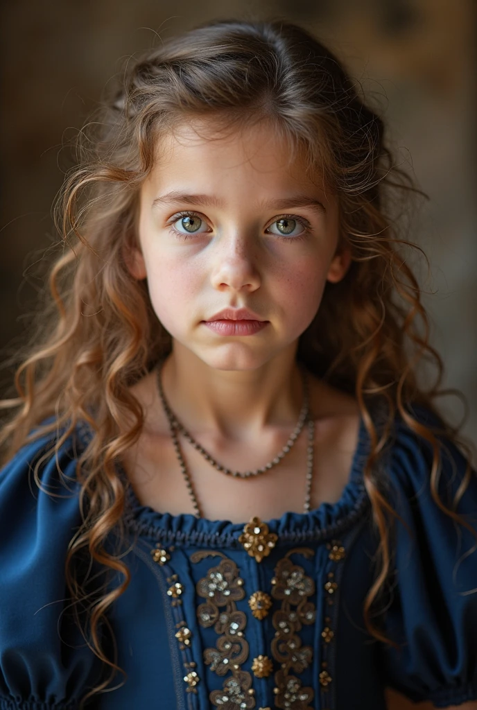Realistic photo of 12 year old  Russian girl