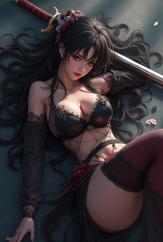 Best quality,Amazing,Masterpiece,Delicate,超高分辨率,Ultra detailed,intricately details,Beautiful detailed,8K resolution,(Extremely detailed Cg Unity 8K wallpaper),Sharp focus,((No text)),breast conscious,gigantic cleavage breasts,Areola Slip,Covered,Bursting breasts,Lively breasts,framed breasts,Micro bikinis with high transparency and transparency,Tongue stock,Makeup,Happy,Reflectors,ahegao,Pink eyes,Heart earrings,1girll,Solo,Female pervert,view the viewer,hair flower,Long hair,multicolored hair,Shiny hair,Barefoot,Bottomless,Thick thighs,Bare legs,