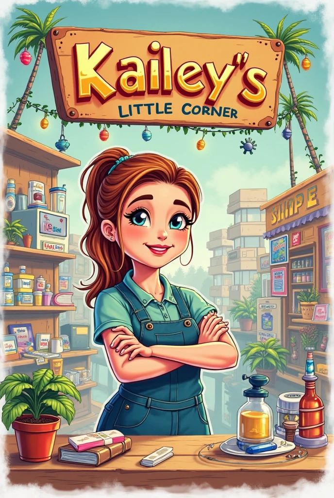 Gorgeous and sultry  athletic (thin) brunette with sharp  features and a (large nose) wearing a (Hooters uniform), white tank top, "Hooters", orange minishorts, notepad, restaurant