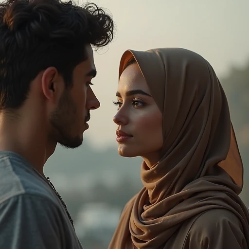 A hot girl Muslim saying that I need "only you"