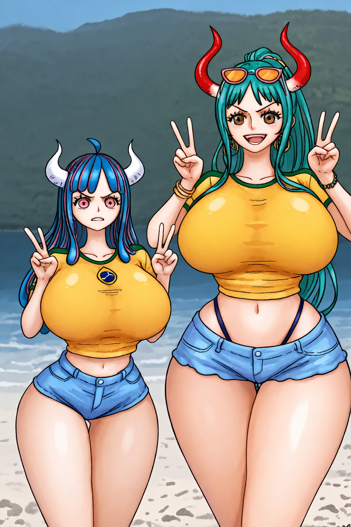,(masterpiece, best quality), asui_tsuyu, black eyes, hair rings, low-tied long hair, tongue, tongue out, naked, thigh high stockings, Long Red and White Striped Stockings, high heels, black heels, precise hands, long tongue,Curvy, thick, big breast, big ass, busty, voluptuous, big thighs, small waist, hourglass, bimbo, milf, large , large ass, sex,lesbian sex, pose sexfrombehind,standing on one leg,standing split,leg hold,leg lift
