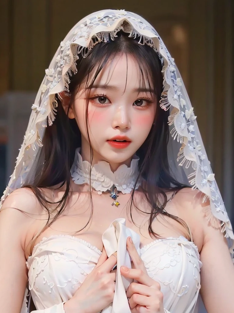(8k, RAW photo, best quality, masterpiece:1.2), (realistic, photo-realistic:1.37), illustration, an extremely delicate and beautiful, perfect female body, extremely detailed, photography, 8k, Amazing, finely detailed, beautiful detailed eyes, best quality, ultra high res, ((extremely detailed face)), thin waist, thin legs, thin thighs, long legs, tight ass, extremely detailed body, big boobs, photography, (photorealistic:1.37), 1 girl, pov, (wide shot)
(((wearing white intricate filled maid clothes, white intricate frilled maid skirt:1, intricate choker necklace, intricate earrings, intricate maid headdress, black high heels, diamond ring on finger))), ((light brown long coil hair)), looking at the viewer, ((gir is lying on the ground in New York Time Square)), clothes_pull, (clothed), ulzzang-6500-v1.1:0.9,
ulzzang-6500-v1.1:0.8,