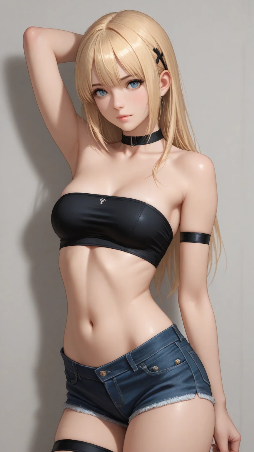 Mujer rubia en bikini azul posando para una foto, Diosa rubia, seductora chica de anime, Cuerpo perfecto fotorrealista, barbie doll in panties and bra, Amouranth, chica sexy con cabello largo y rubio, sexy girl, Foto de Slim Girl Model, Chica rubia de anime con cabello largo, Hermosa y seductora mujer de anime, Figura completa hiperrealista, Hermosa figura, Bikini realista