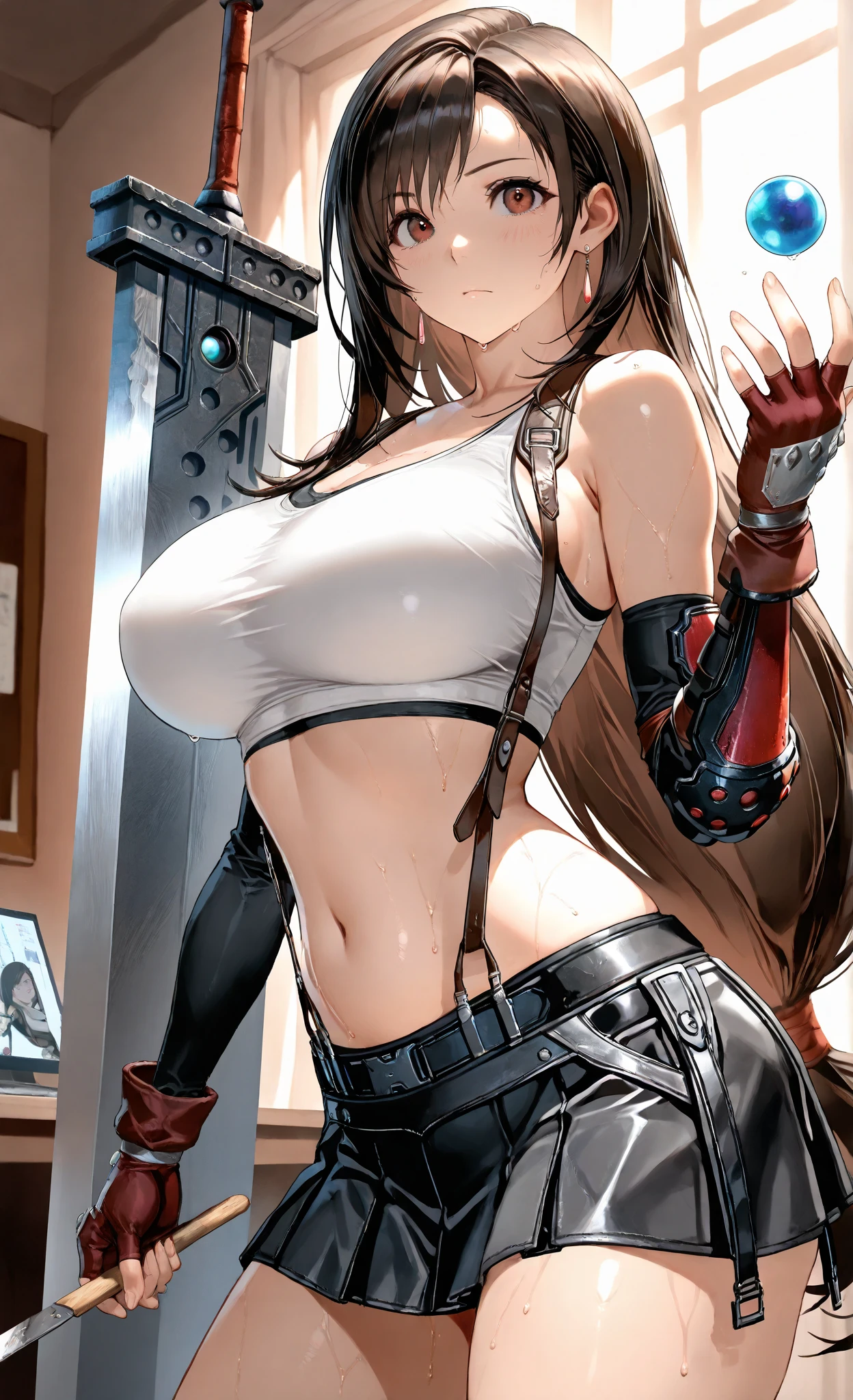 2 sexy paddock girls ,{{{{{ badly torn leotard}}}}} , tubetop style leotard:1.4, hot pants:1.4 , bare stomach, Shooting from the front, motorsport, bare navel, Bare shoulder, ,off shoulders,  ultra-thin pants, Full breasts, {{{large  breasts}}}, Unzip, exoskeleton,Back shot,{{{{bare hip}}}},ridicule and scorn smile