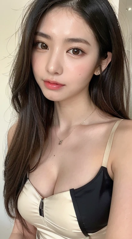 ((highest quality、8K、masterpiece:1.3))、beautiful woman with perfect figure:1.4、dark brown hair、、exposed cleavage、pendant、((Wearing a Japan high ))、((Japanese high school girl))、At the festival、Highly detailed face and skin texture、detailed eye、double eyelid,wet body:1.2、Level 8、perfect style、model pose、I photographed the whole body