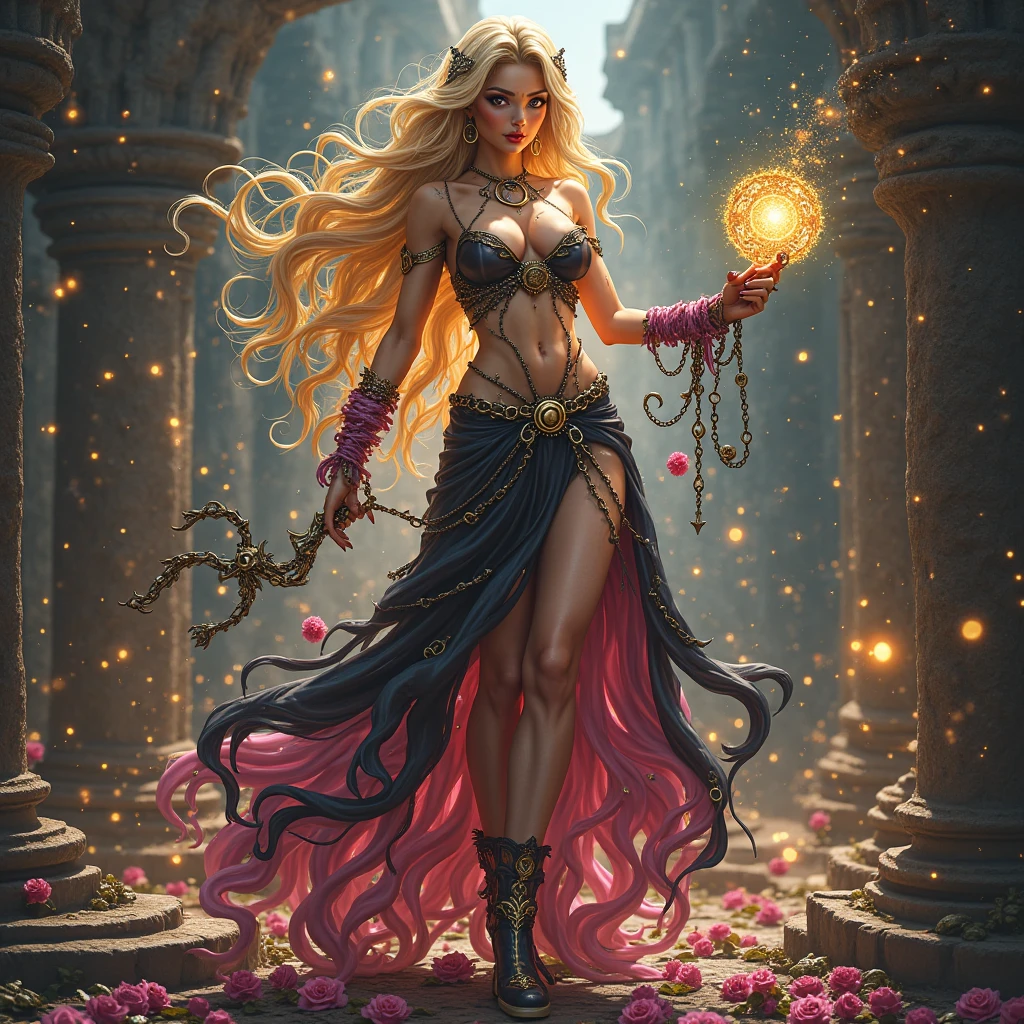 Beautiful woman with light eyes, sculptural body, full body, maximum quality, textured skin, blue eyes, long blonde hair, ultra quality, image with studio lighting, fantasy gorgeous lighting, gorgeous digital art, stunning digital illustration, digital fantasy art ), 3 d render character art 8 k in marmoset toolbag, ultra detailed art, a stunning young ethereal figure, 4k highly detailed digital art, ethereal fantasy, very beautiful digital art, beautiful digital art, fantasy digital art, digital fantasy art, full body.
