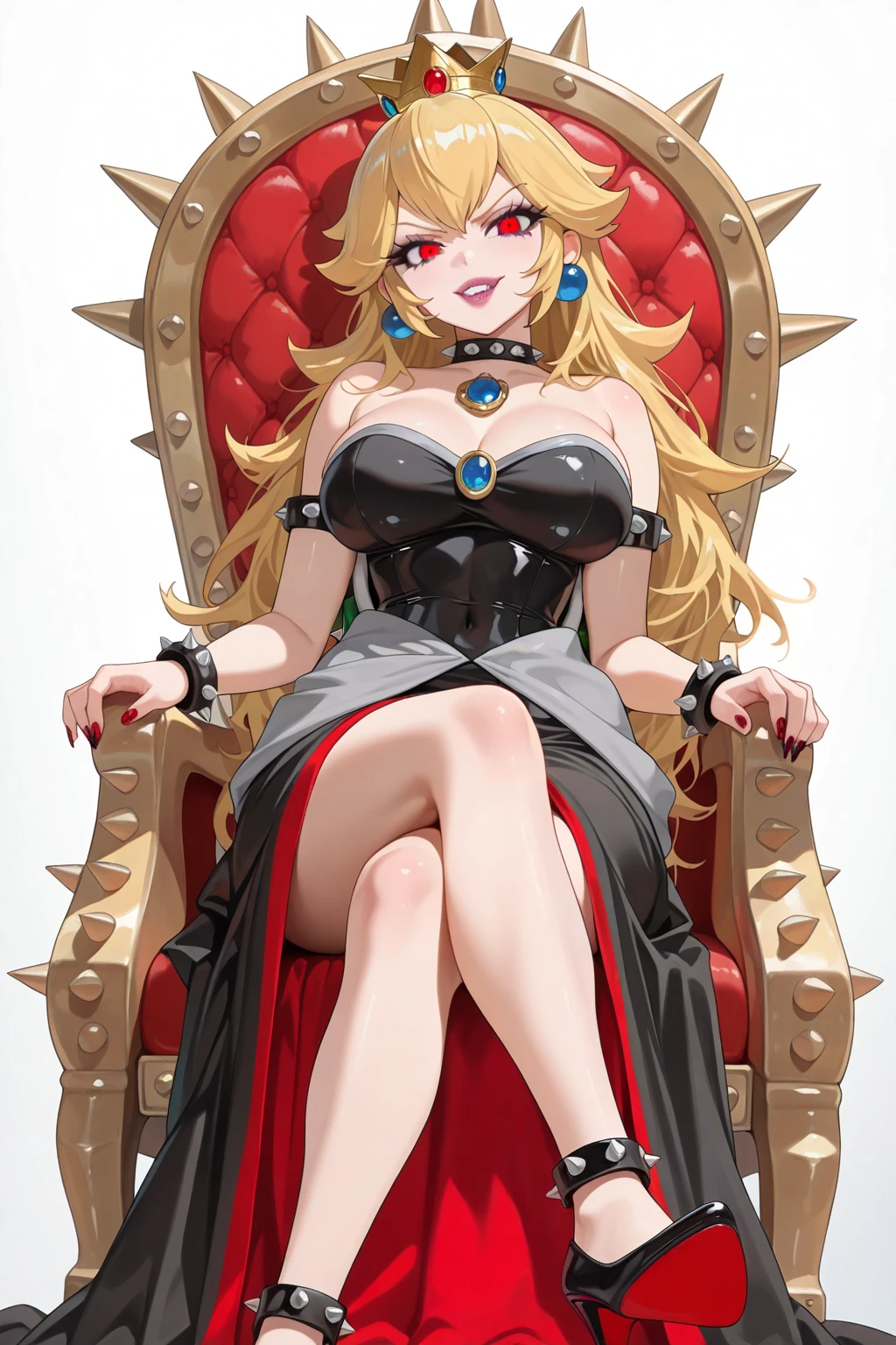 Adagio he sits on a throne and laughs Black bodystocking