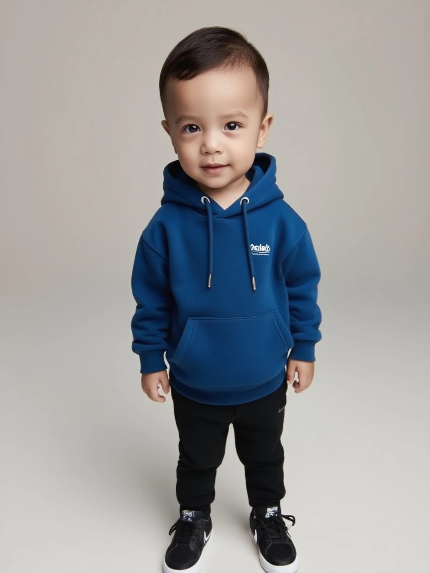 Children's black sweatshirt