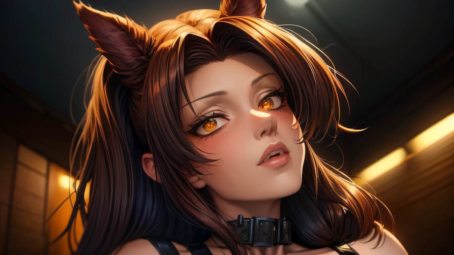 A striking image of a busty Revy, lighting is bright and natural, highlighting the bold colors and details of her costume, as well as her confident and alluring expression. Art Styles: Cosplay Photography Realism Artists Referenced: Revy black lagoon Categories: Cosplay anime characters Elegant detailed luxury, neon lights, The artwork is rendered in an edgy and realistic style, with high attention to detail and sharp focus. The colors are vivid and contrasted, with a slight desaturation to create a moody atmosphere. shadowy highlights enhancing the overall composition. The medium used is a digital illustration, with a touch of photo-realistic elements to add depth and texture to the image. The final result is a masterpiece in ultra-high resolution,